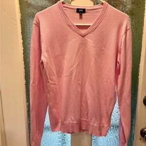 Uniqlo Soft Pink V-Neck Sweater